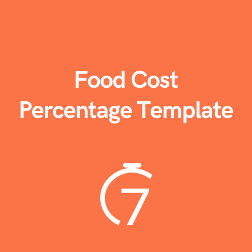 Food Cost Percentage Template